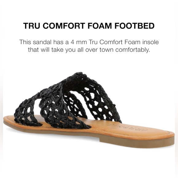 NIB Journee Collection Tru Comfort Foam™ Lissia Sandals Size 7.5 - Picture 4 of 6